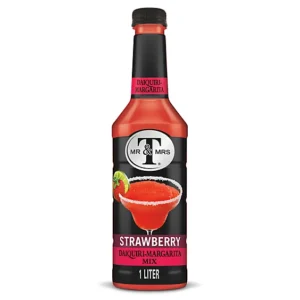 Mr & Mrs T Strawberry Daquiri Margarita 1 Liter bottle