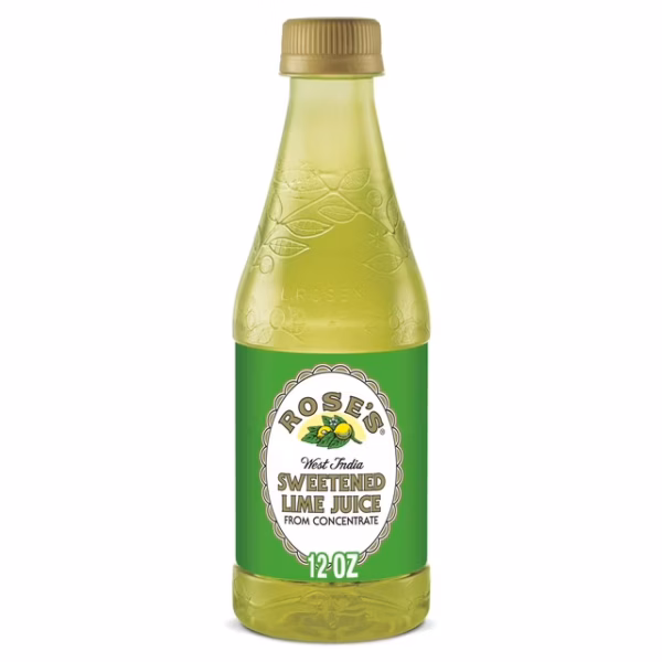 Rose's Sweetened Lime Syrup 6 pack/12 oz bottles