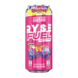 Ryse Ring Pop Berry Blast Fuel Energy Drink 12 pack/16 oz cans