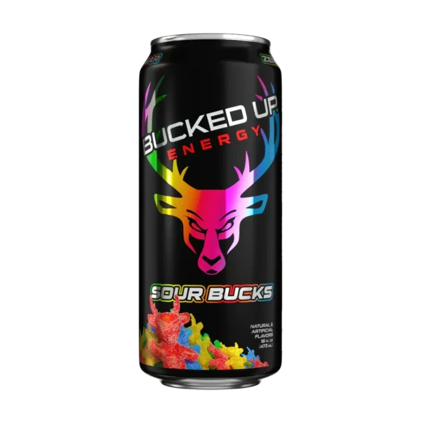 Bucked Up Sour Buck Energy Drink 12 pack/16 oz cans