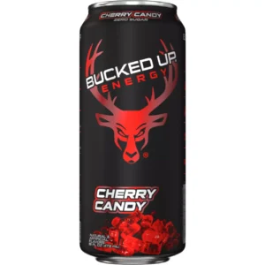 Bucked Up Cherry Candy Energy Drink 12 pack/16 oz cans
