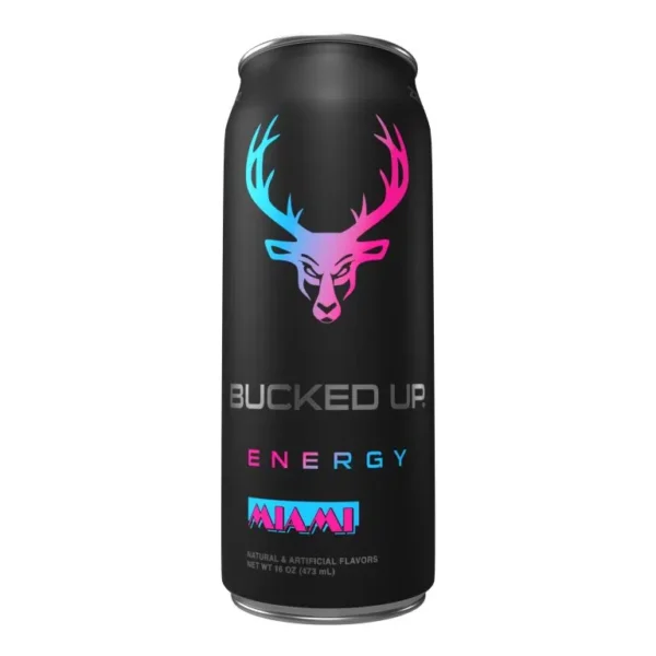 Bucked Up Miami Energy Drink 12 pack/16 oz cans