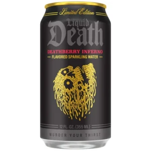 Liquid Death DeathBerry Inferno Sparkling Water 24 pack/12 oz cans