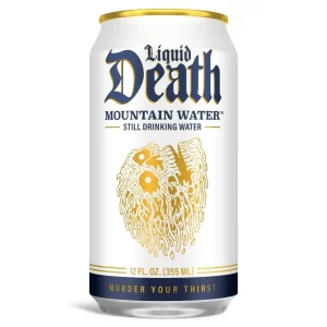 Liquid Death Still Mountain Water 6 pack/12 oz cans