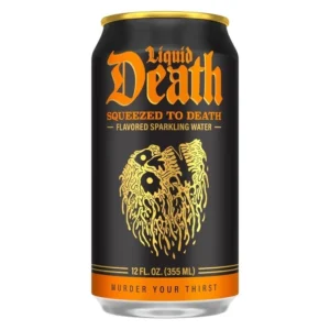 Liquid Death Squeezed To Death Sparkling Water 6 pack/12 oz cans
