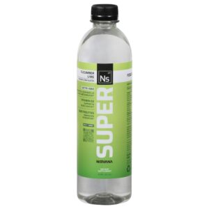 Nirvana Super Water Cucumber Lime Sports Drink 12 pack/16.9 oz plastic bottles