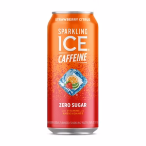 Sparkling Ice Caffeine Strawberry Citrus Sparkling Water 12 pack/16 oz cans