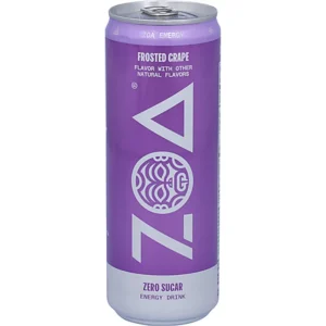 ZOA Frosted Grape Energy Drink 12/12 oz cans