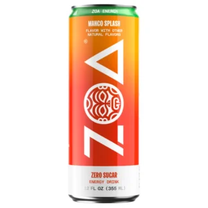 ZOA Mango Splash Energy Drink 12/12 oz cans