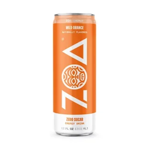 ZOA Wild Orange Energy Drink 12/12 oz cans