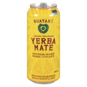 Guayaki Organic Yerba Mate Awakening Orange 12 pack/15.5 oz cans