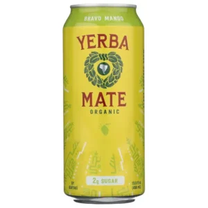 Guayaki Organic Yerba Mate Bravo Mango 12 pack/15.5 oz cans