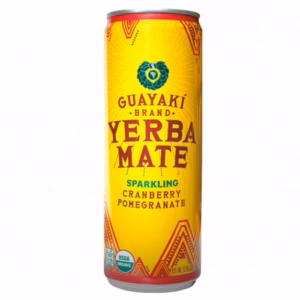 Guayaki Organic Yerba Mate Sparkling Cranberry Pomegranate 12 pack/12 oz cans