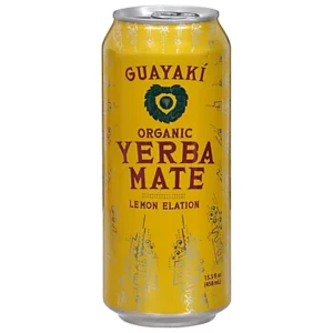 Guayaki Organic Yerba Mate Lemon Elation 12 pack/15.5 oz cans