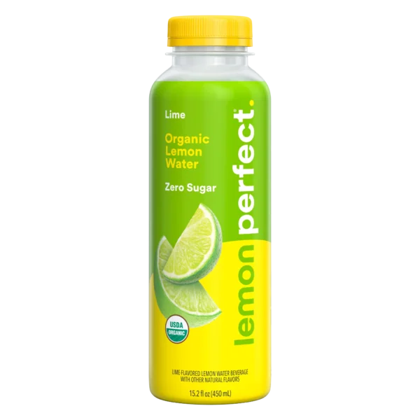 Lemon Perfect Lime Organic Lemon Water 12 pack/15.02 oz plastic bottles