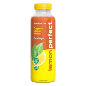 Lemon Perfect Sunshine Tea Organic Lemon Water 12 pack/15.02 oz plastic bottles