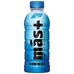 Mas+ by Messi Positive Hydration Berry Copa Crush 12 pack/16.9 oz plastic bottles