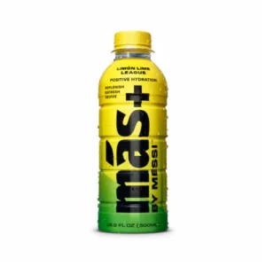 Mas+ by Messi Positive Hydration Lemon Lime League 12 pack/16.9 oz plastic bottles
