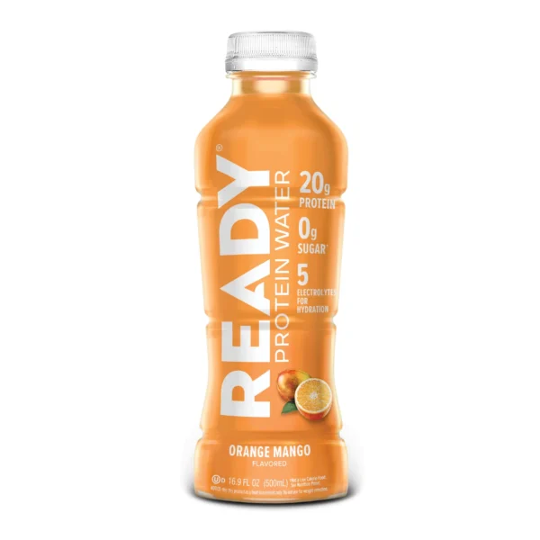 Ready Orange Mango Protein Water 3 pack/16.9 oz plastic bottles