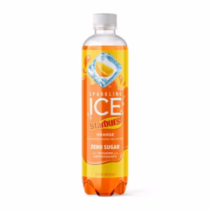 Sparkling Ice Starburst Orange Sparkling Water 12 pack/17 oz plastic bottles