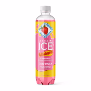 Sparkling Ice Starburst Strawberry Sparkling Water 12 pack/17 oz plastic bottles