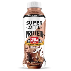 Super Coffee Protein + Mocha Latte 12 pack/12 oz plastic bottles