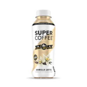Super Coffee Vanilla Latte 12 pack/12 oz plastic bottles