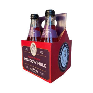 Madame Mocktail Black Cherry Moscow Mule 24 pack/12 oz Glass