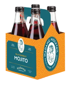 Madame Mocktail Passionfruit Mojito 4 pack/12 oz Glass
