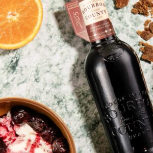 Goose Bourbon County 2025 Cherries Jubilee Stout 16.9 oz bottle