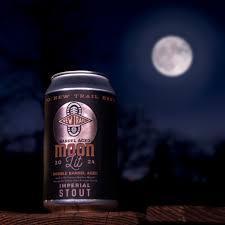 New Trail Peanut butter moonlit imperial stout 24 pack/16 oz cans