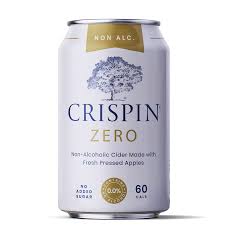 Crispin Zero Cider 24 pack/12 oz cans
