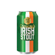 Great Lakes Conways Irish Stout 24 pack/12 oz cans