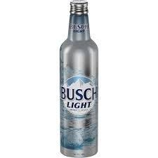 Busch Light Lager 15 pack/16 oz aluminum bottles