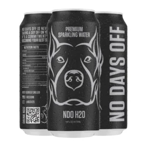 NO DAYS OFF Premium Sparkling Alkaline Water 12 pack/16 oz cans
