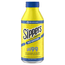 99 Sippers Blue Raspberry 12 pack/16 oz Aluminum Bottles