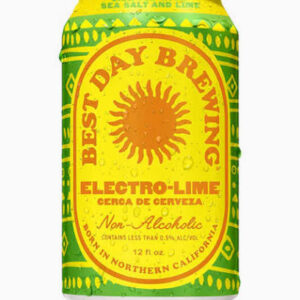 Best Day Electro Lime Non Alcoholic Lager 6 pack/12 oz cans