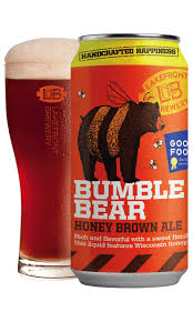 Lakefront Bumble Bear Honey Brown Ale 24 pack/12 oz cans