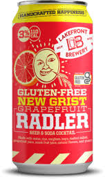 Lakefront New Grist Grapefruit Radler 24 pack/12 oz cans
