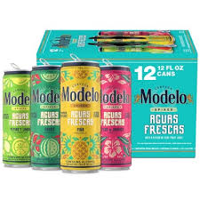Modelo Spiked Aguas Frescas Variety Pack 12 pack/12 oz cans