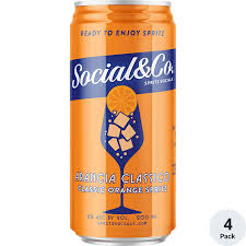 Social & Co Arancia Classico Spritz 24 pack/8.5 oz cans