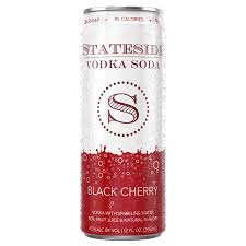 Stateside Black Cherry Vodka Soda 24 pack/12 oz cans